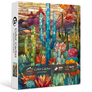 Color Cactus puzzle puzzle 1000 pezzi